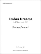 Ember Dreams SATB choral sheet music cover